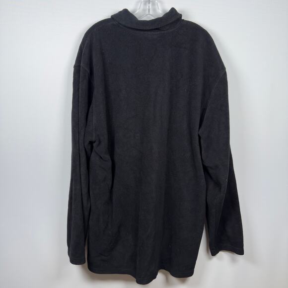 Vintage Reebok Men's 1/4 Zip Jacket NFL Pittsburgh Steelers Black Size 2XL - Picture 3 of 6